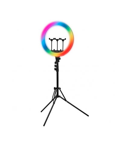 GLOW lampa pierścieniowa ring 18""...