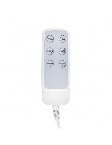 Fotel kosmetyczny elektr. Lux biały