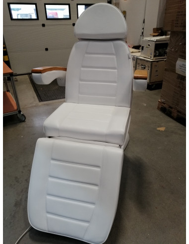 Fotel kosmetyczny elektr. Lux biały