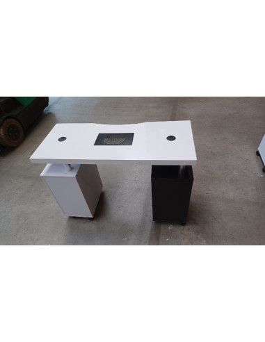 Biurko kosmetyczne 317 biało-czarne z...