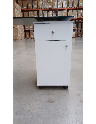 Biurko kosmetyczne 204 biało-czarne