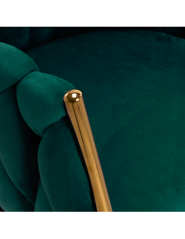 4Rico krzesło QS-GW06G aksamit zielone