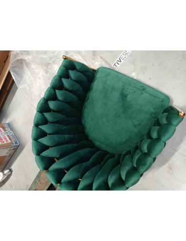 4Rico krzesło QS-GW06G aksamit zielone