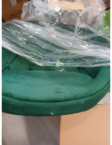 4Rico fotel obrotowy QS-BL12G aksamit...