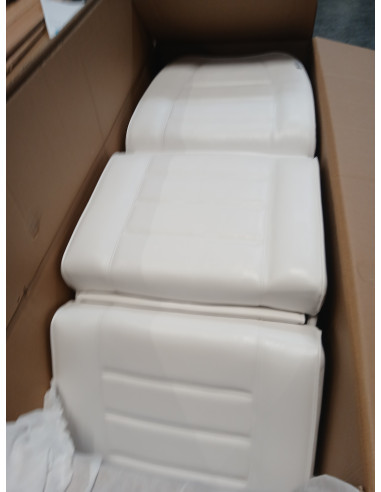 Fotel kosmetyczny elektr. Lux biały