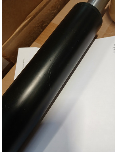 Taboret kosmetyczny QS-06B czarno czarny