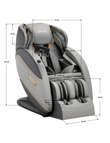 Sakura fotel masujący Standard 801 szary