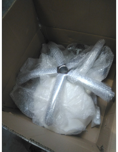 Taboret kosmetyczny 1004 Giovanni biały