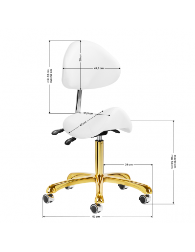 Taboret kosmetyczny 1004 Giovanni...