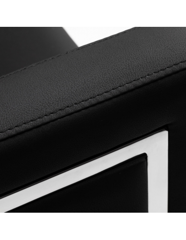 Gabbiano fotel fryzjerski Bergamo czarny