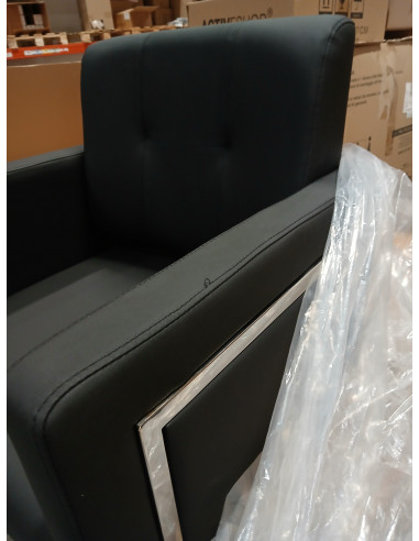 Gabbiano fotel fryzjerski Bergamo czarny