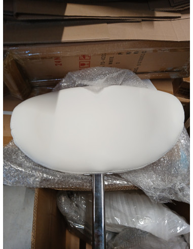 Taboret kosmetyczny 1025 biały Giovanni