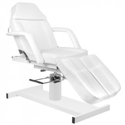 FOTEL KOSMETYCZNY DO PEDICURE HYDRAULICZNY MODEL A 210C PEDI BIAŁY