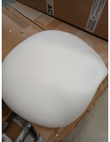 Taboret kosmetyczny 6001-G złoto - biały