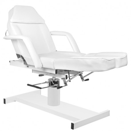 FOTEL KOSMETYCZNY DO PEDICURE HYDRAULICZNY MODEL A 210C PEDI BIAŁY