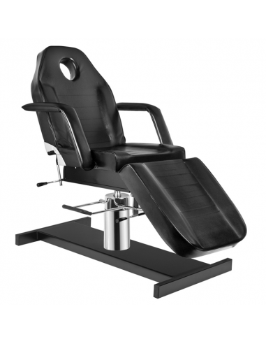 Fotel kosmetyczny hyd. A 210 czarny