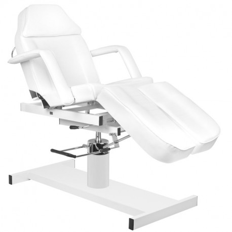 FOTEL KOSMETYCZNY DO PEDICURE HYDRAULICZNY MODEL A 210C PEDI BIAŁY