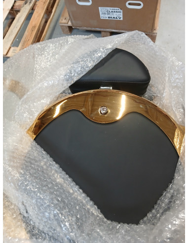 Gabbiano fotel barberski Giulio Gold...