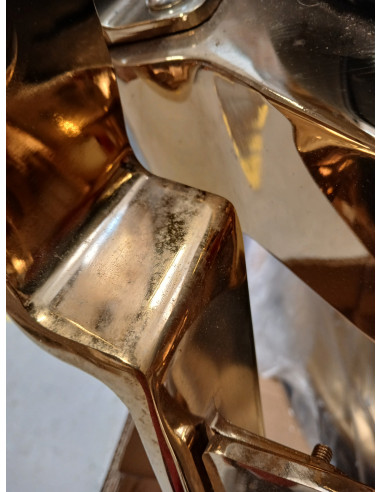 Gabbiano fotel barberski Giulio Gold...