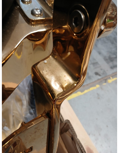 Gabbiano fotel barberski Giulio Gold...