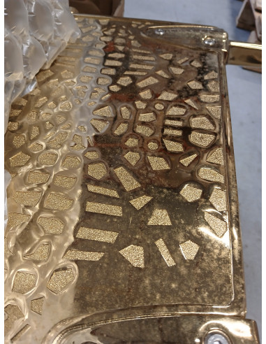 Gabbiano fotel barberski Giulio Gold...