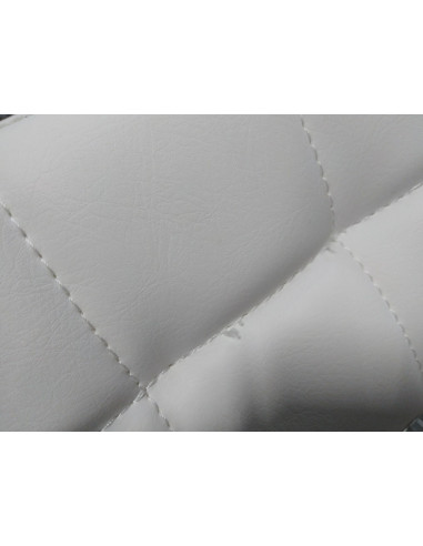 Taboret kosmetyczny Gold AM-961 biały