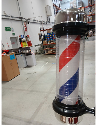 Plafon podświetlany pole barber shop...