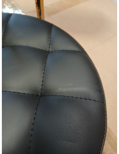 Taboret kosmetyczny Gold AM-961 czarny