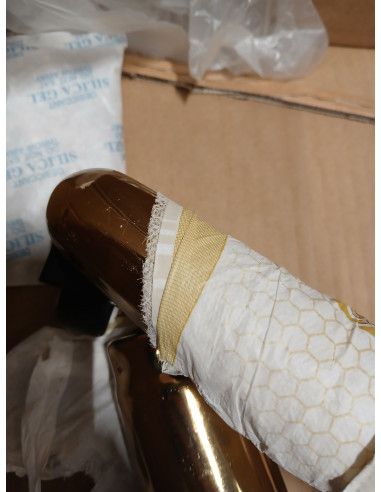 Taboret kosmetyczny Gold AM-961 czarny