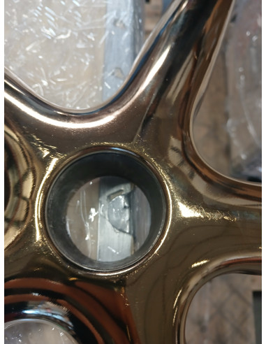 Taboret kosmetyczny Gold AM-961 biały