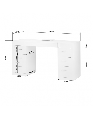 Biurko kosmetyczne 324 z...