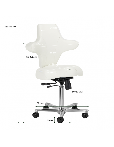 Krzesło kosmetyczne Azzurro Special...