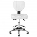 TABORET KOSMETYCZNY HYDRAULICZNY MODEL A-4299 BIAŁY