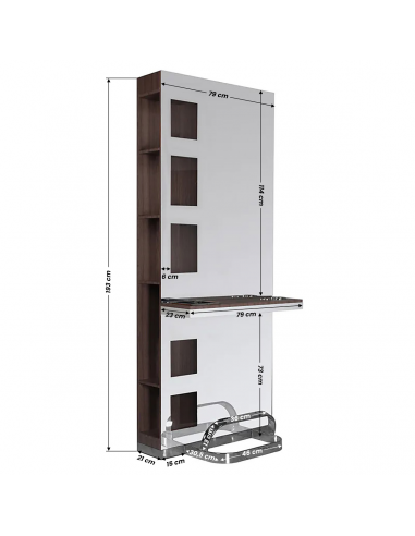 Gabbiano konsola fryzjerska B058 venge