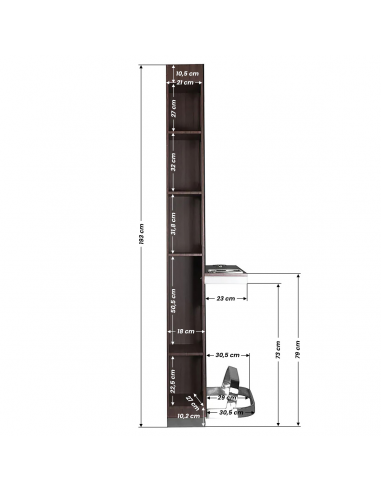 Gabbiano konsola fryzjerska B058 venge
