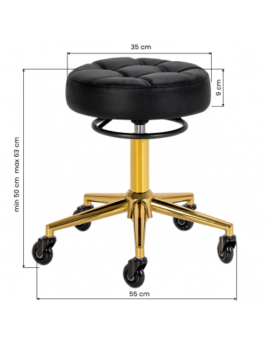 Taboret fryzjerski Gabbiano D054G...