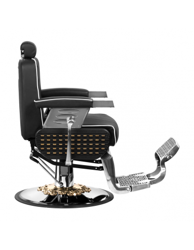 Gabbiano fotel barberski Livio czarny