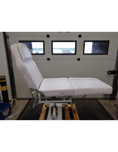 Fotel kosmetyczny hyd. Basic 210 biały