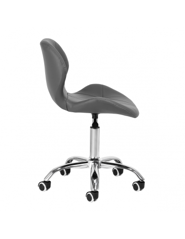 Taboret kosmetyczny QS-06 szary