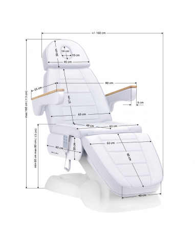 Fotel kosmetyczny elektryczny Sillon...