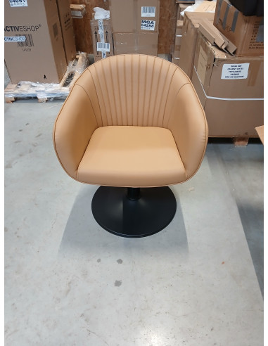 Fotel fryzjerski Lukas B35 Karmelowy