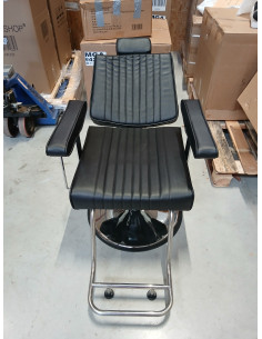 Fotel Fryzjerski Lucia Czarny 2