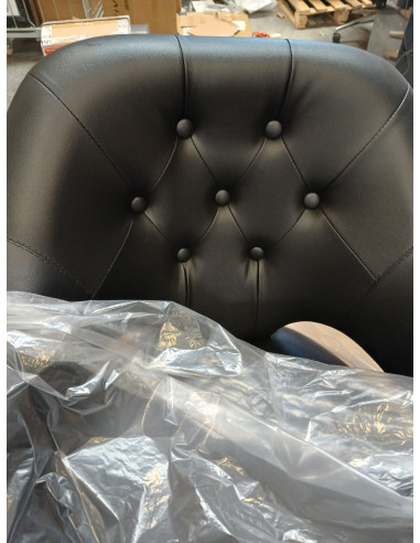 Fotel fryzjerski Gabbiano Parma czarny