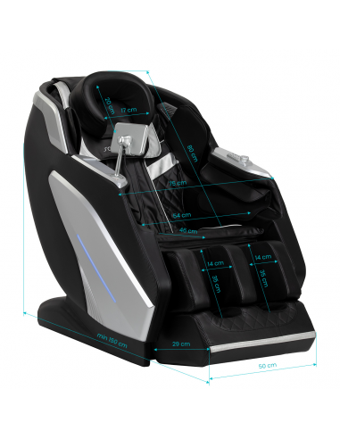 Fotel masujący Sakura Prime 108 czarny
