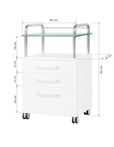 Pomocnik podologiczny 6053 biały