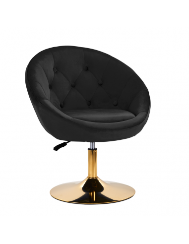 4Rico fotel obrotowy QS-BL12B aksamit...