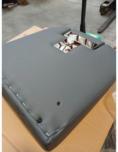 Fotel barberski Gabbiano Bruno szary...