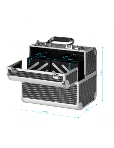 Kuferek kosmetyczny SC 44 czarny