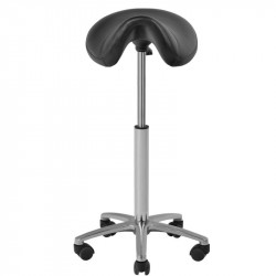 TABORET KOSMETYCZNY 001B CZARNY WYSOKI 2