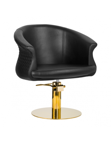 Gabbiano fotel fryzjerski Wersal czarny